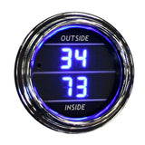 Dual Inside / Outside Air Temperature Gauge for Peterbilt, Kenworth 2006 and newer