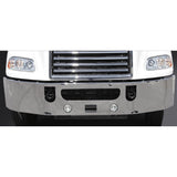 Mack CXU, Anthem 16" Set Back Axle Chrome Bumper