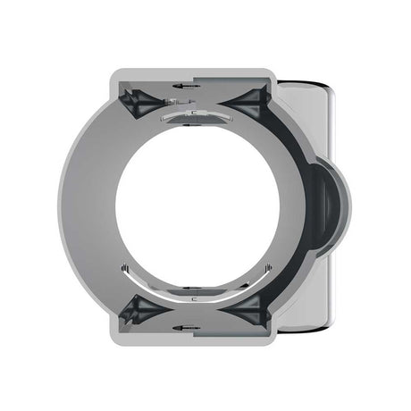 International 5000, 7000, 8000 series chrome middle steering column cover from another angle