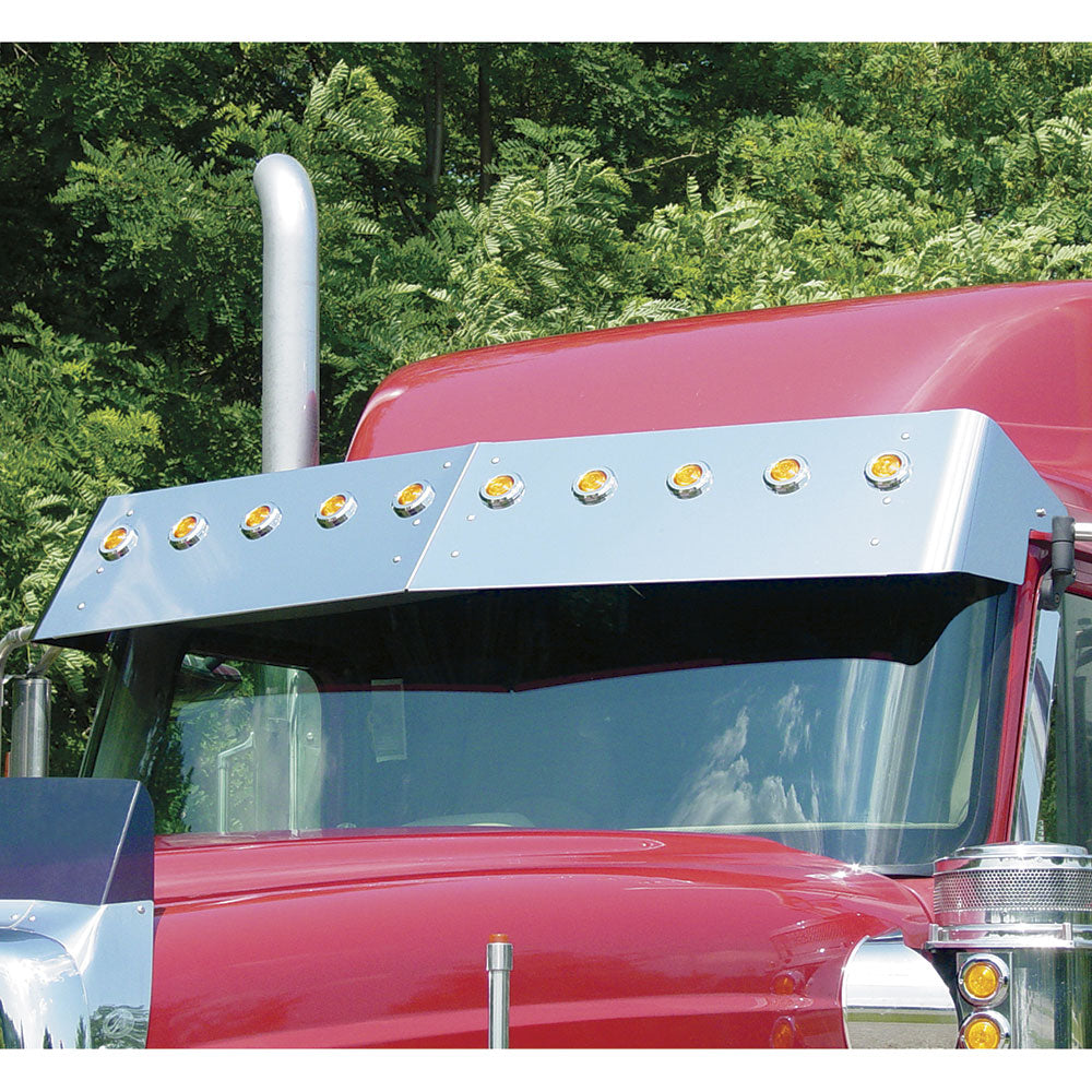 INTL i-Model 15" Drop Visor w/LED Lights & Bezels