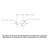 Roof Mount SiriusXM Satellite Radio Antenna