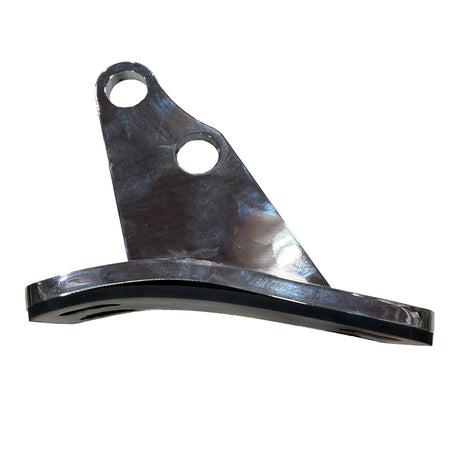 Close-up of Peterbilt angled cab bracket