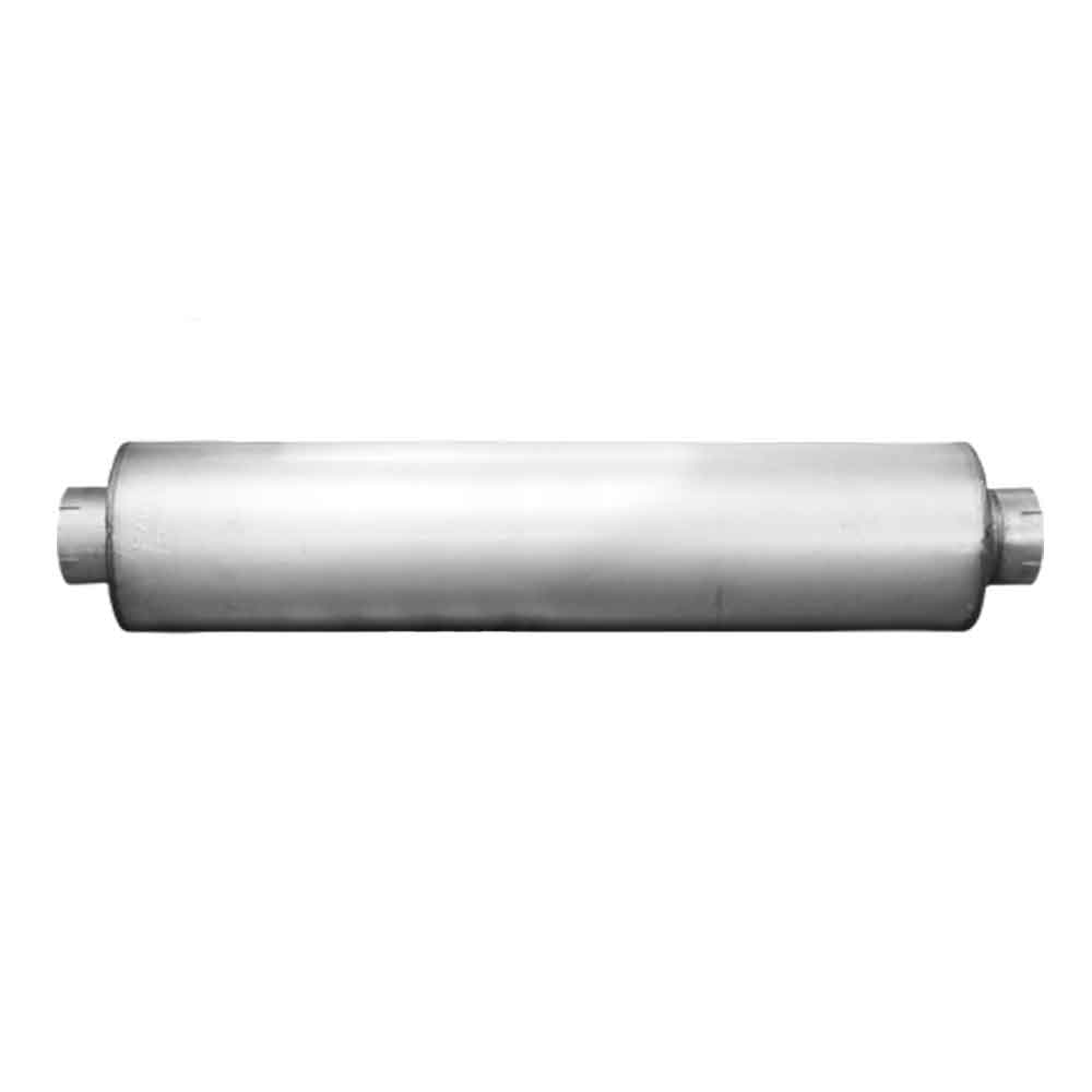 5" Inlet/Outlet Straight Flow Aluminized Muffler 51"L