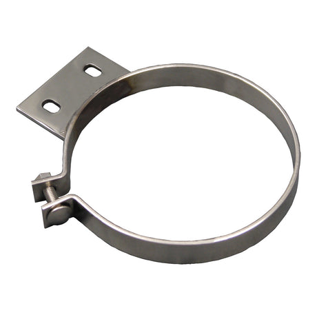 7"D Stainless steel Peterbilt exhaust bracket for semi trucks