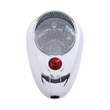Chrome Signature CB Microphone Cover with Crystal Diamond and Visor