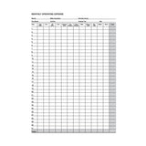 Daily and Monthly Income/Expense Record Book