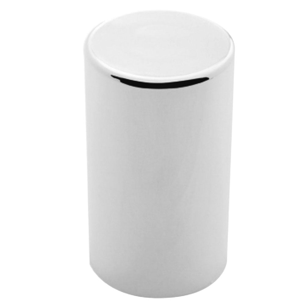 33mm x 3-1/2" Chrome Plastic Flat Top Tube Nut Cover - Push On
