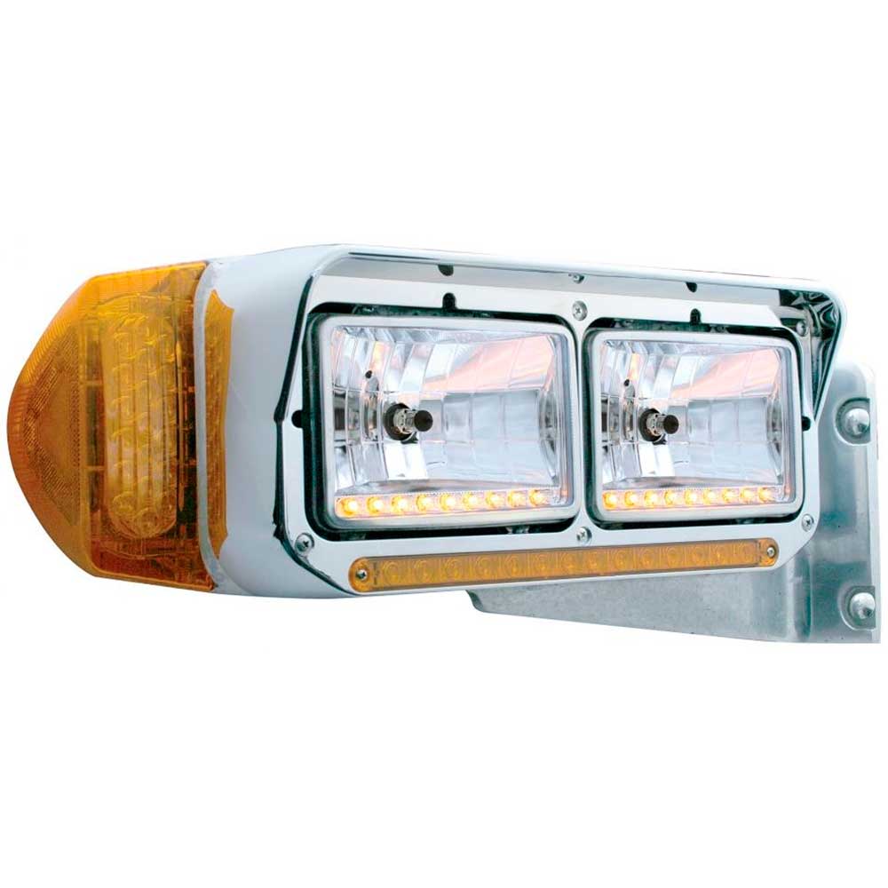6x4 Crystal Low Beam Headlight with White LED