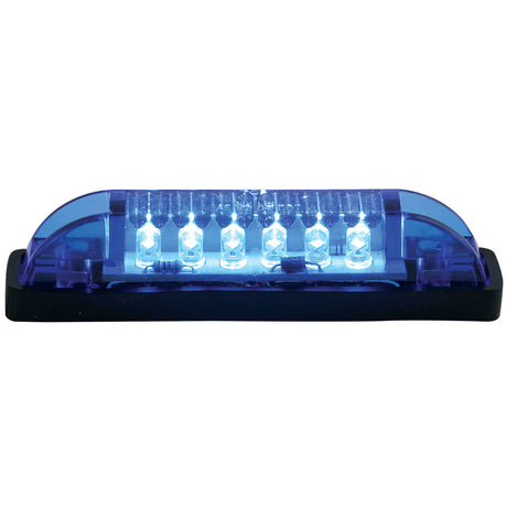 Another angle of 4" 6 LED thin line marker strip lights