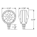 4" 88 LED Double Face Turn Signal Light