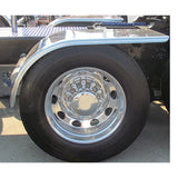 60" Stainless Steel Half Fenders