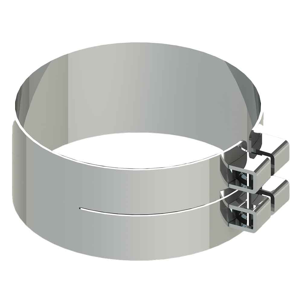 7" Chrome Bracket-Less Clamp
