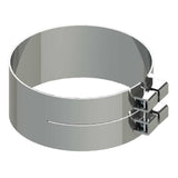 5"D x 3"W Chrome Bracket-Less Clamp