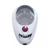 Chrome Signature CB Microphone Cover with Crystal Diamond and Visor