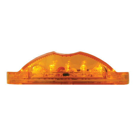 4" X 2" 14 LED rectangular wide angle marker light, close-up