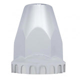 33mm Chrome Plastic Tapered Nut Cover - Thread On