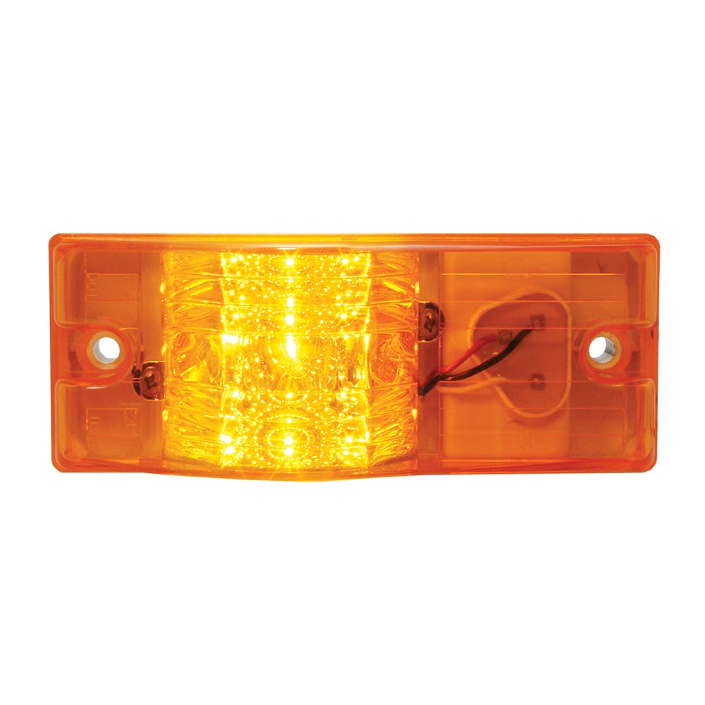 6" x 2" 9 LED Rectangular Side Mount Spyder Turn/Marker Light