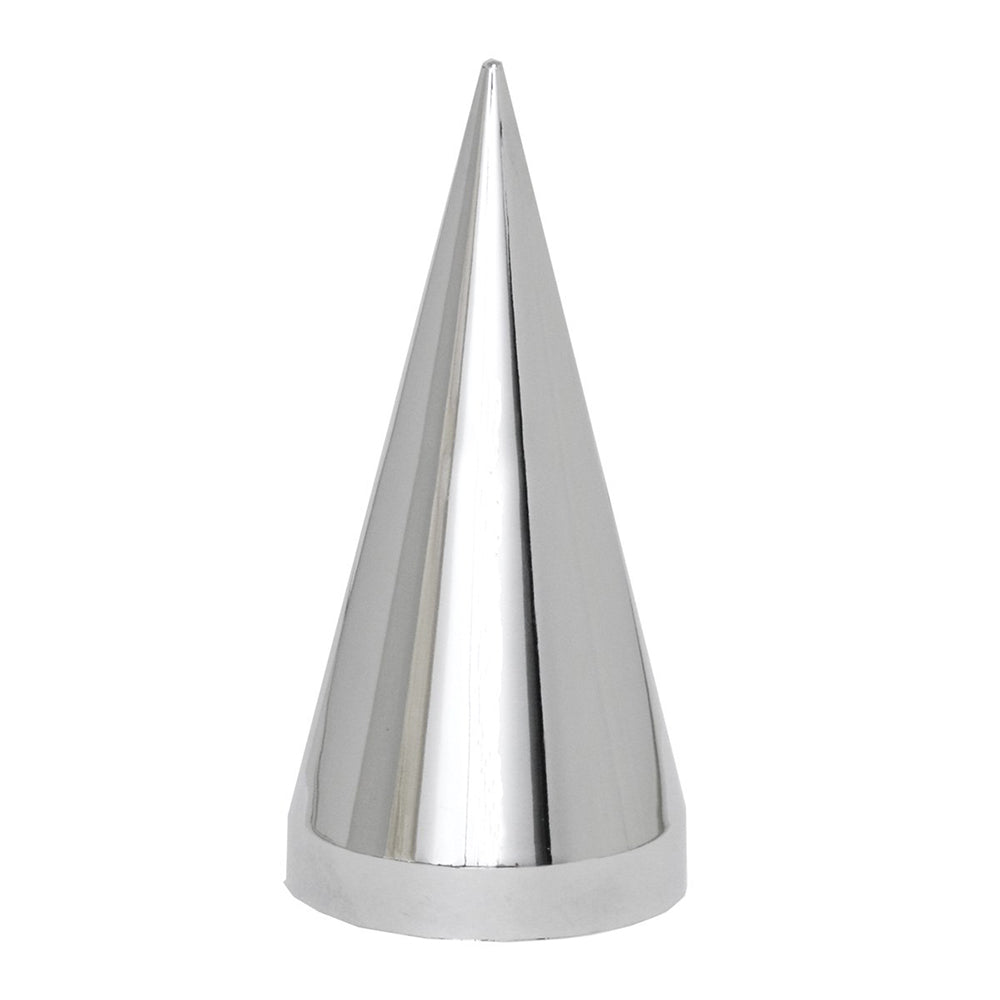 33mm Chrome Plastic Spear Nut Cover - Thread On