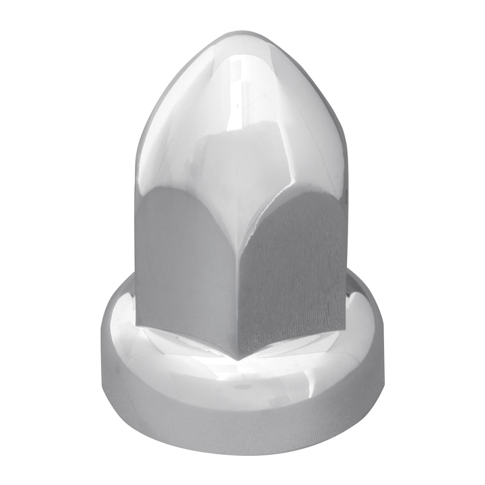 33mm Chrome Plastic Bullet Nut Cover - Push On