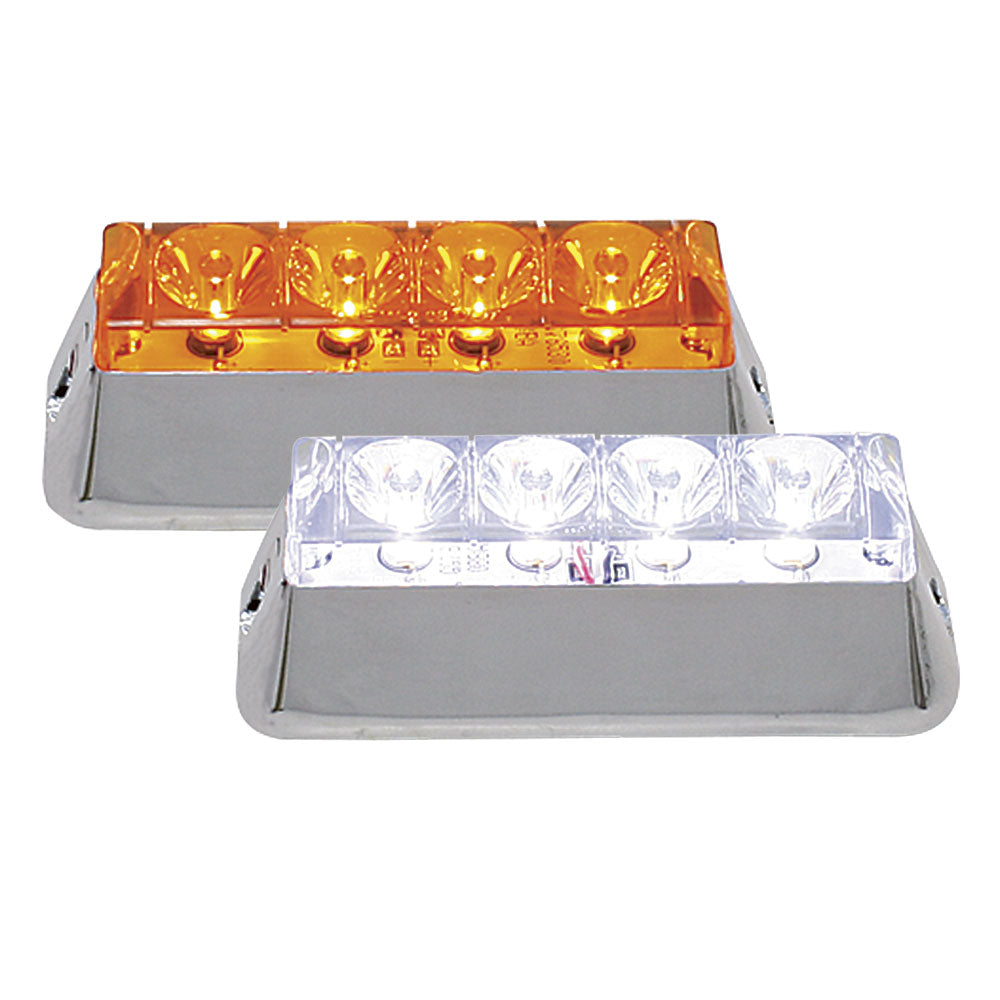 4" 4 LED Rectangular Strobe Light