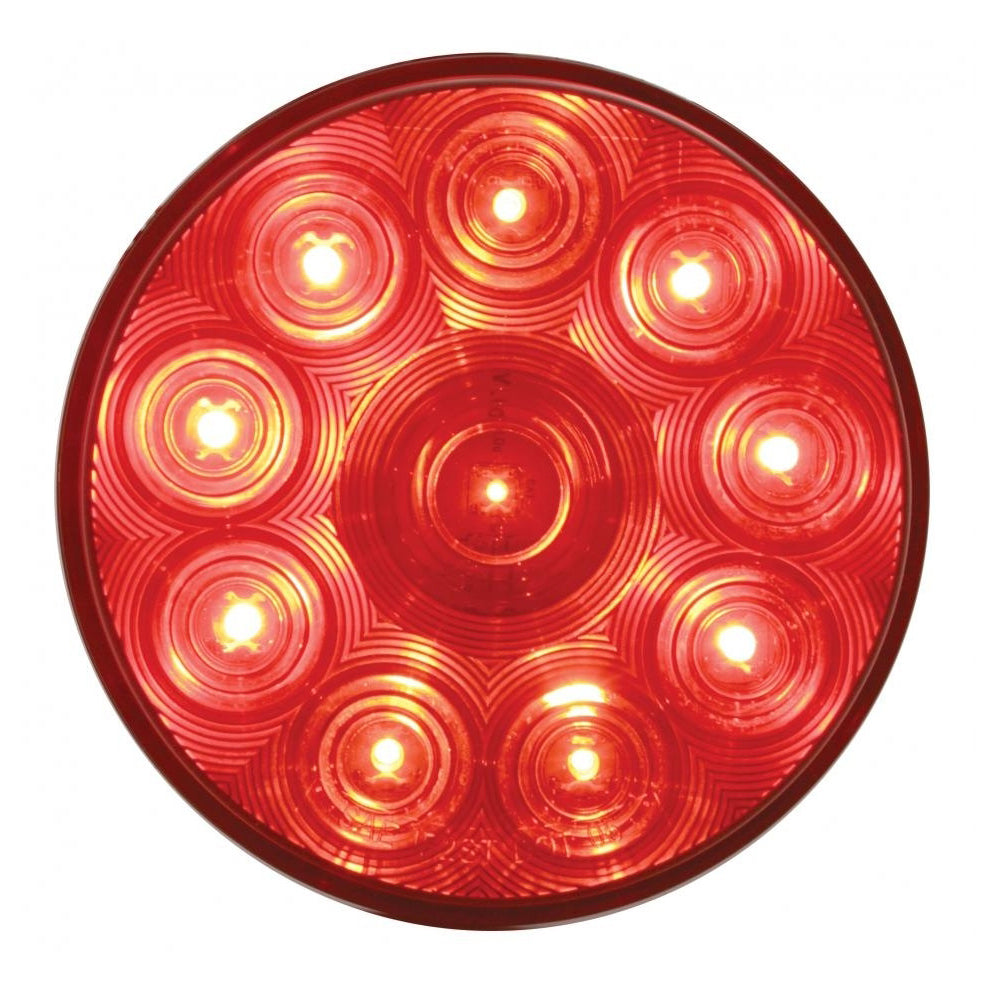 4" Red 10 LED Stop, Turn, & Tail Light