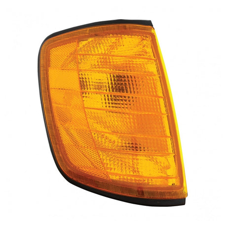 Close-up of Freightliner FLD front turn signal lamp