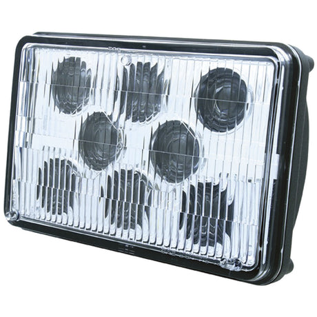 6" X 4" rectangular 8 LED low beam headlight