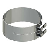 6"D x 3"W Chrome Bracket-Less Clamp