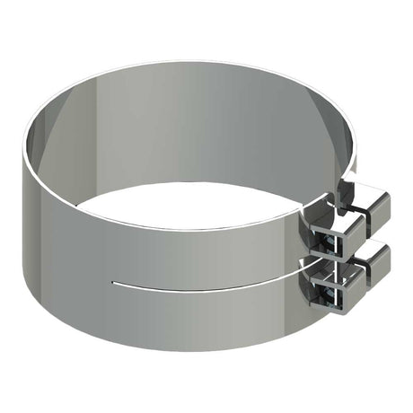 6"D X 3"W chrome bracket-less clamp