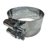 6"D x 3"W Chrome Bracket-Less Clamp