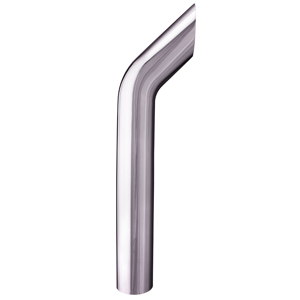 5"D x 84"L Bullhorn One-Piece Chrome Stack Plain End
