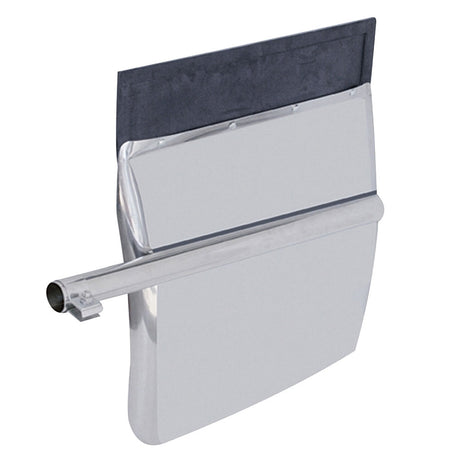 24" Stainless steel quarter fenders with tube bracket