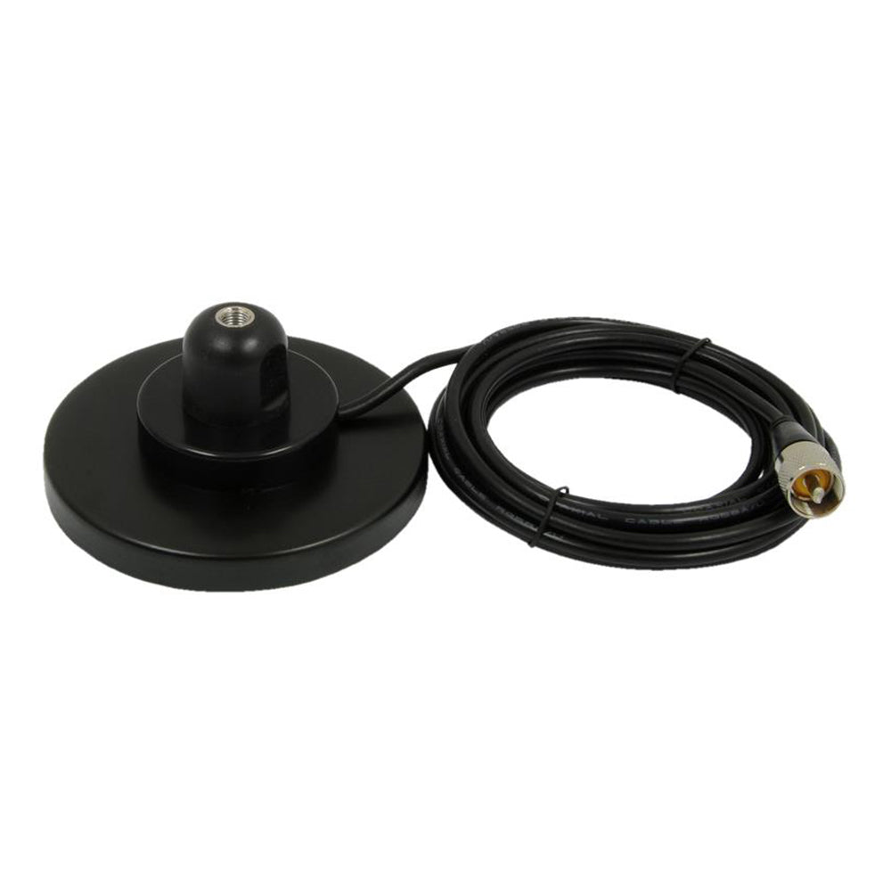 5" Antenna Magnet Mount with 12' Pre-Wired Coax Cable