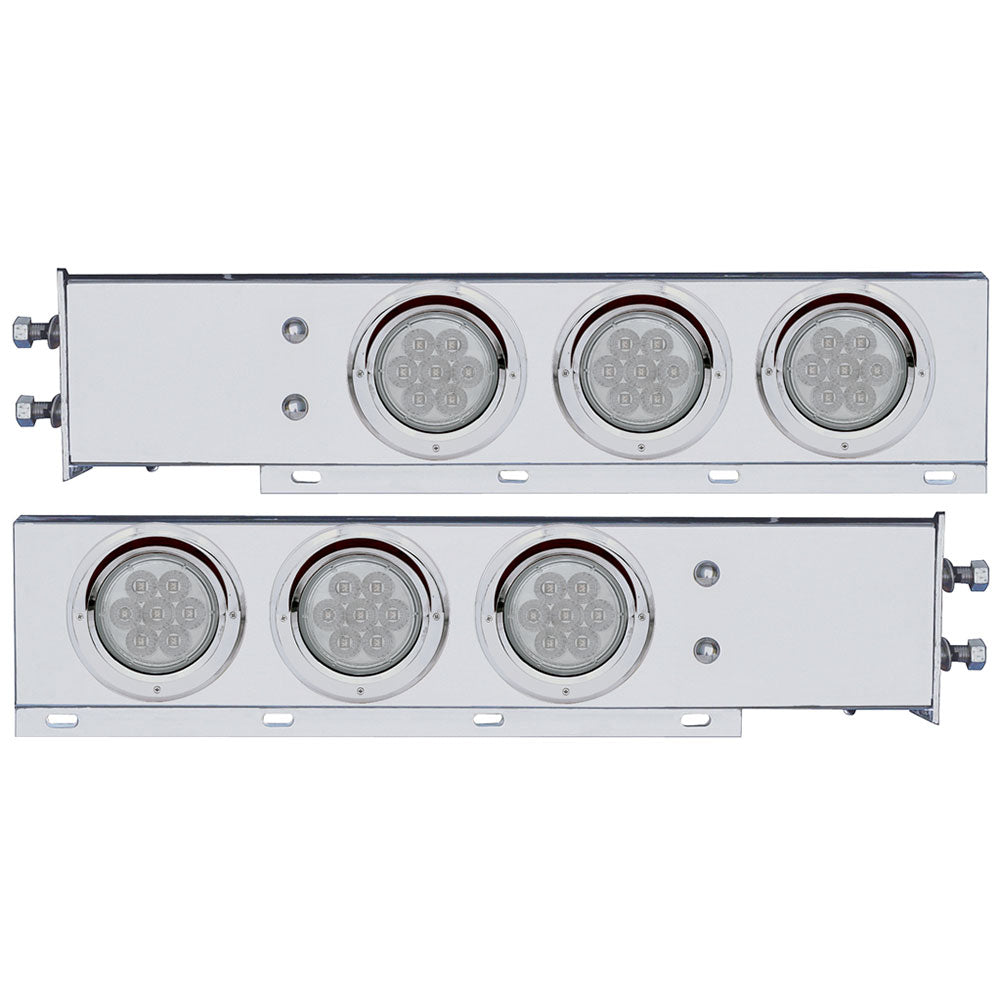SS Rear Light Bars with LED, 2.5" Spacing