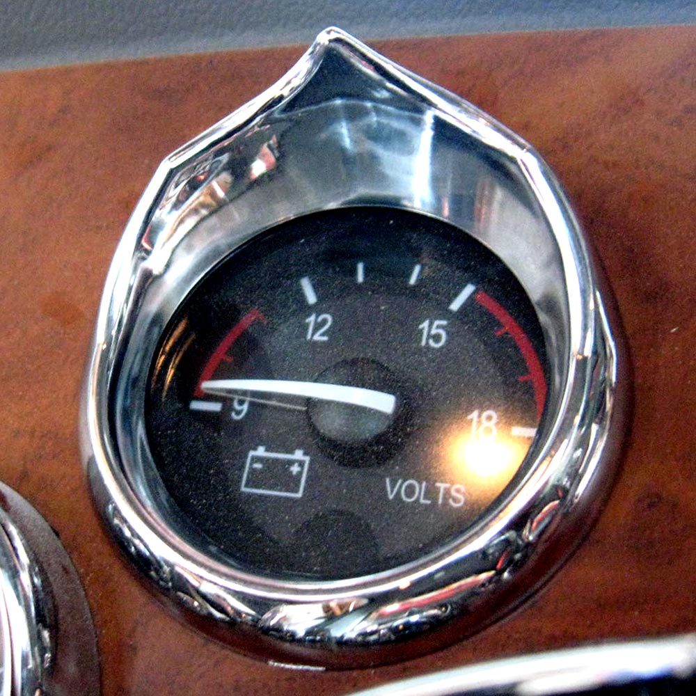 Peterbilt Chrome Wicked Gauge Bezel 2006 and Newer