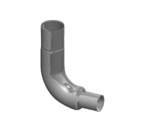 8"-5" 90 Degree chrome elbow