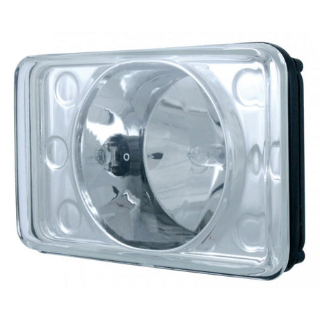 High beam crystal projection style headlight