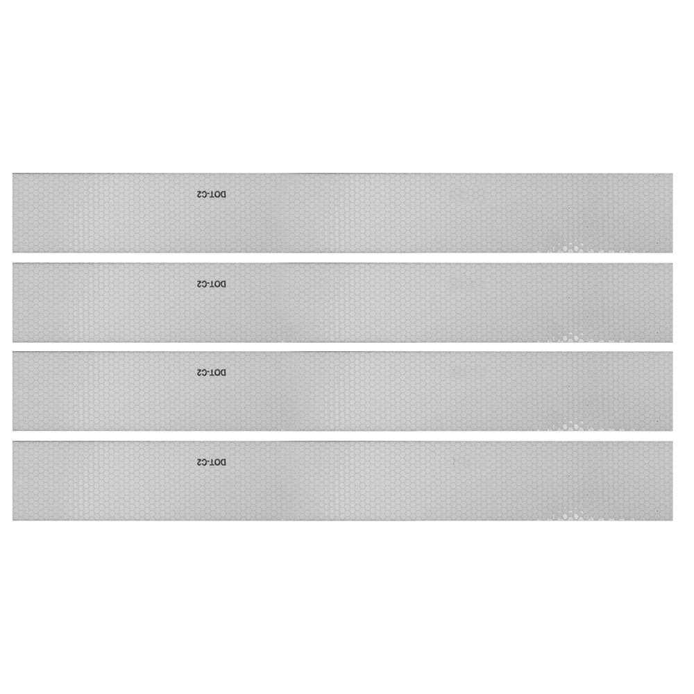Conspicuity White Reflective Tape Set 4PK