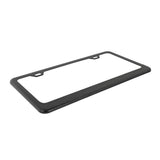 Black Steel License Plate Frame