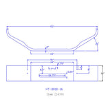 Peterbilt 16" Set Back Axle Bumper