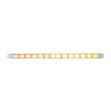 12" Amber/Clear 14 LED Auxiliary Warning Light Bar