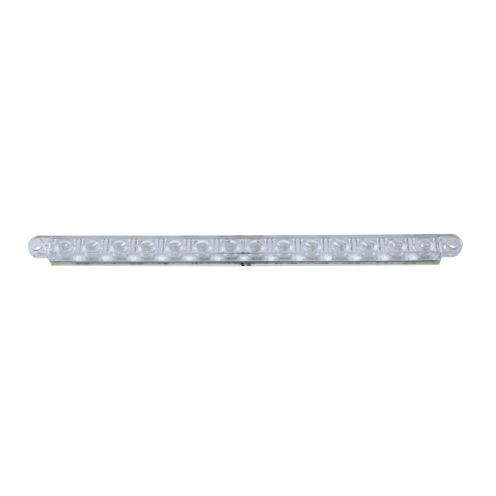 12" Amber/Clear 14 LED Auxiliary Warning Light Bar