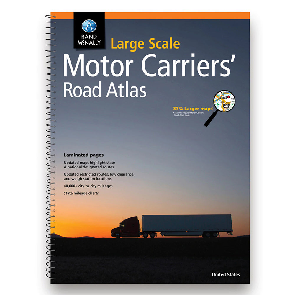 2023 McNally Rand 米国大型車用地図 Atlas Road TRUCKER'S GOUSHA ■ Deluxe States United Atlas: Road Carriers' Motor 地図・旅行ガイド