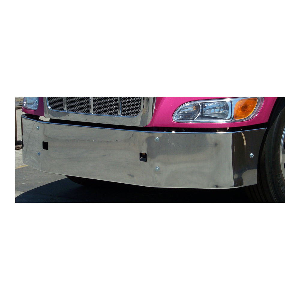 Peterbilt 386 16" Set Back Chrome Bumper