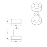 Peterbilt Cab Bracket Bushings (4PK)