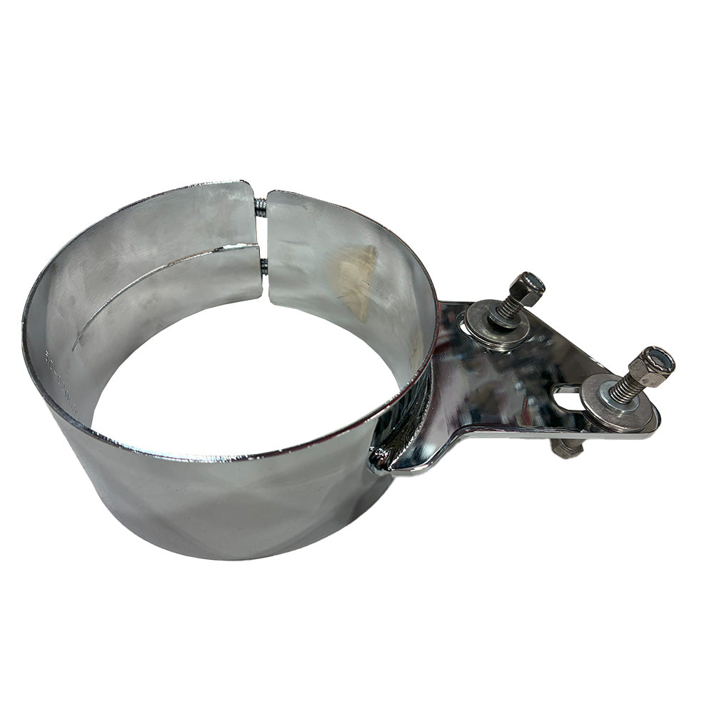 Peterbilt 359, 379 Chrome 6" Angle Bracket Clamp