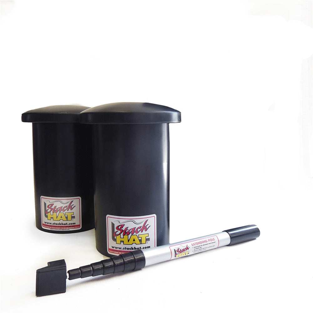 6" Dual Stack Hat Kit
