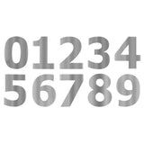 1" Stainless Steel Numbers - Tape Mount