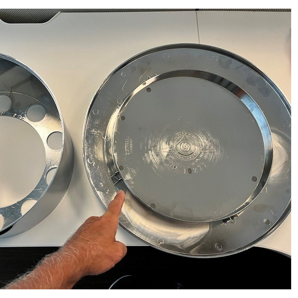 Rear Moon Axle Cover with 33mm Thread On Nut Covers