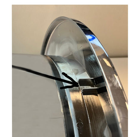 Another angle of rear moon axle cover with 33mm thread on nut covers